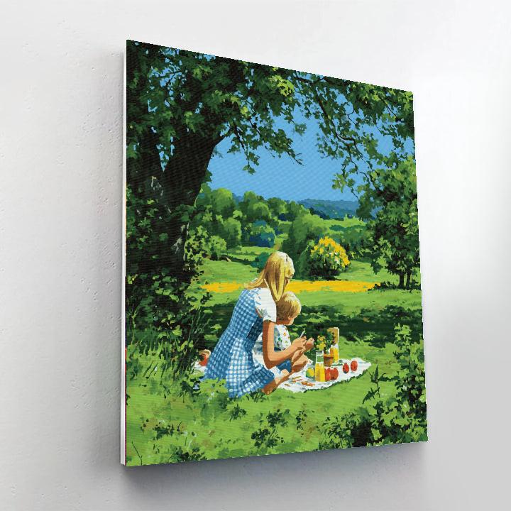 Picnic In Paradise Paint By Color