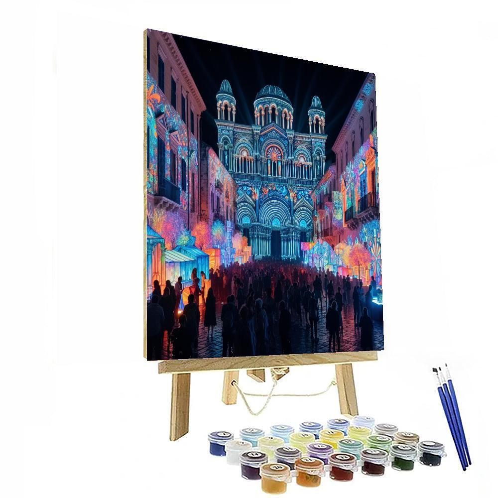 Norrköping Lights Festival Paint By Color