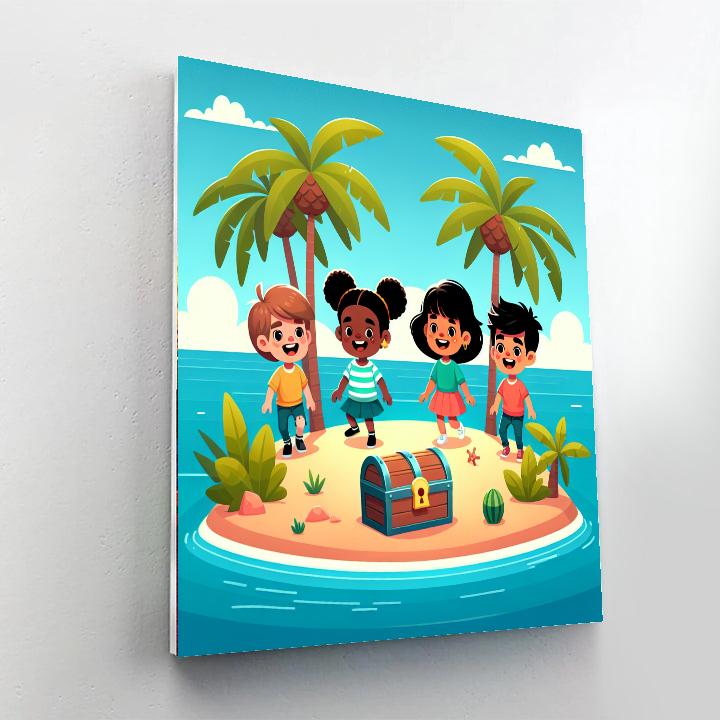 Treasure Island Tides Painting Number Kit