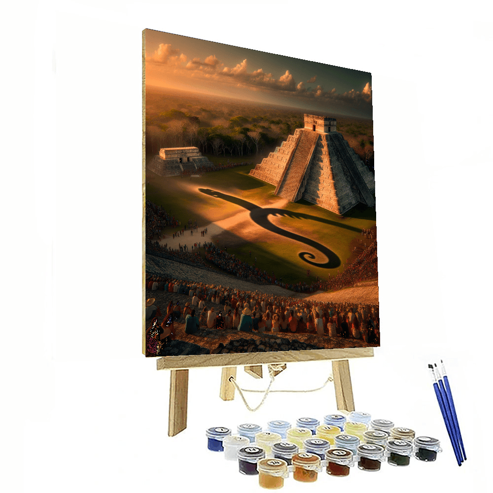 Spring Equinox At Chichen Itza - Yucatan Paint By Number