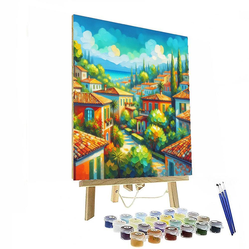 Mediterranean Villa Bliss DIY Paint By Numbers