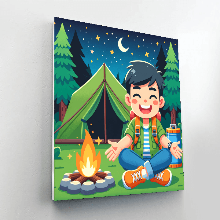 Happy Camper's Trip Paint By Numbers Kits