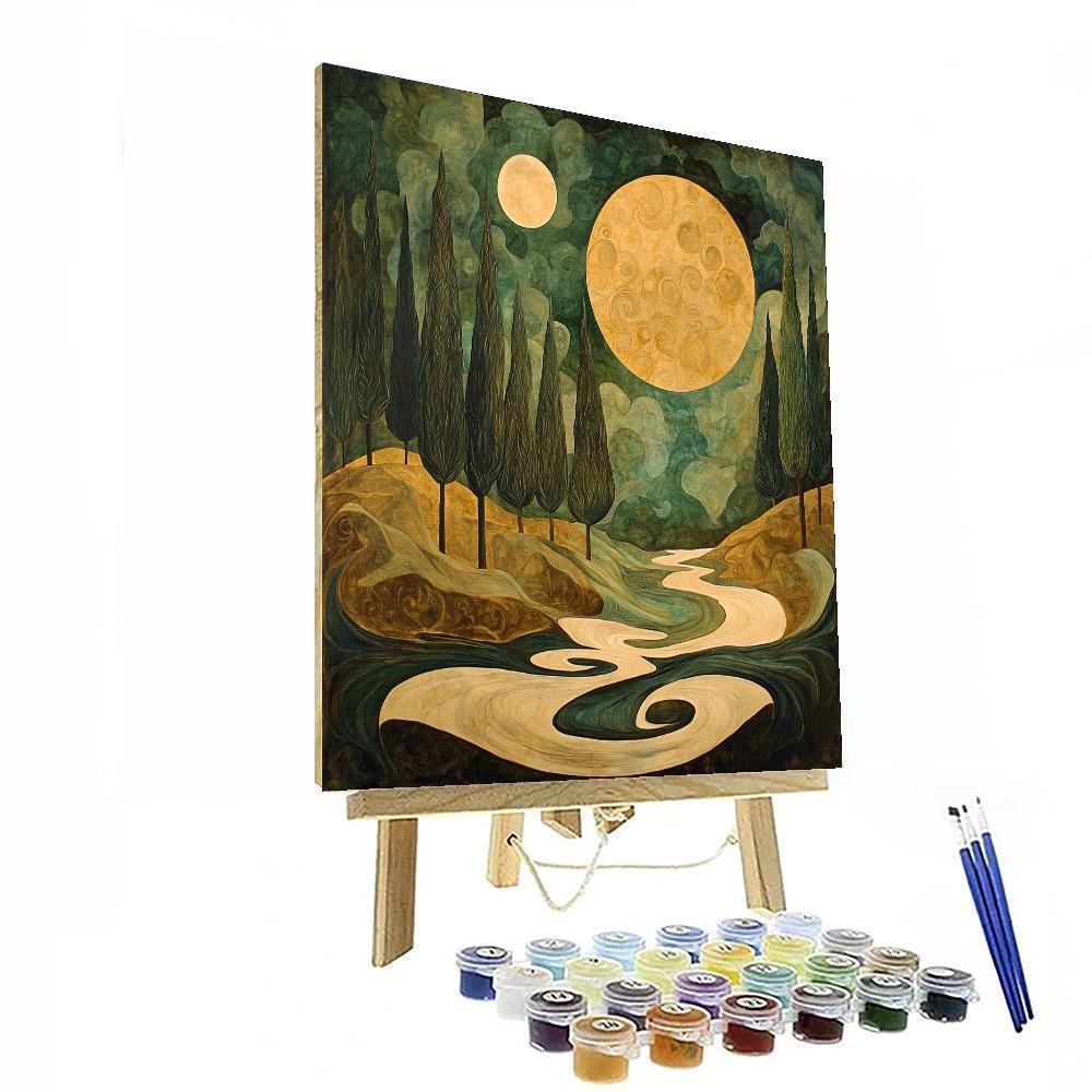 Michelangelo Inspired Mythical Echoes  Paint By Numbers