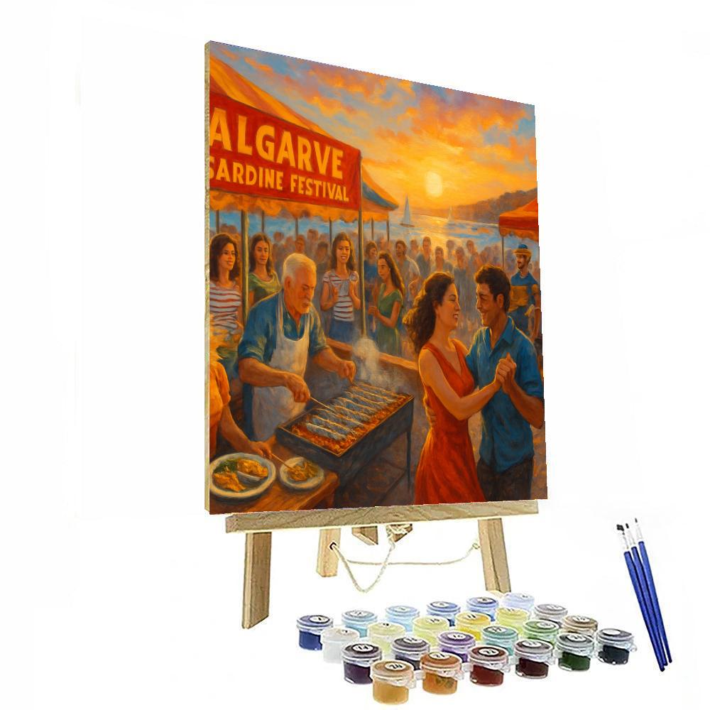 Algarve Sardine Festival - Portugal Paint By Numbers Art