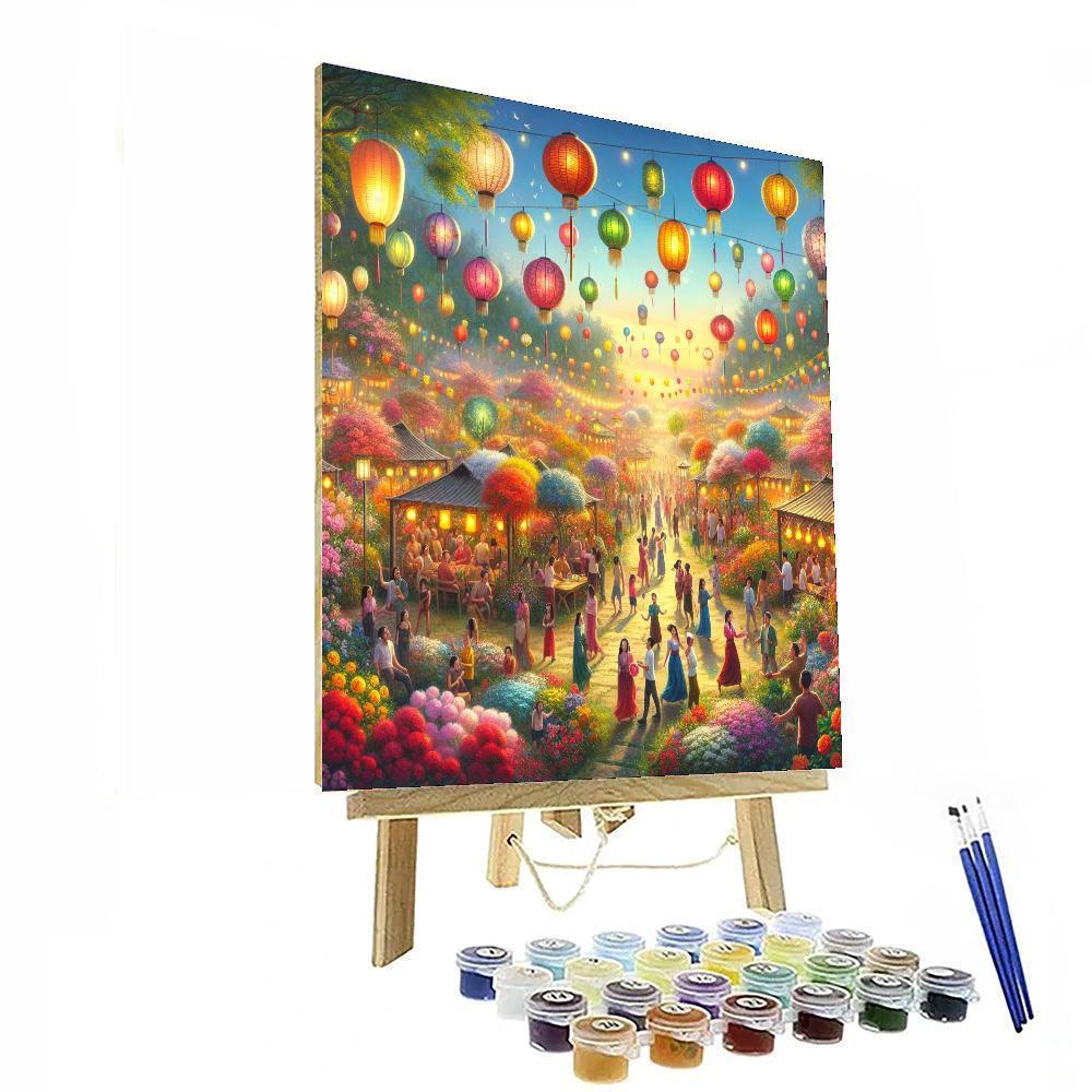 Radiant Garden Festival Paint By Color