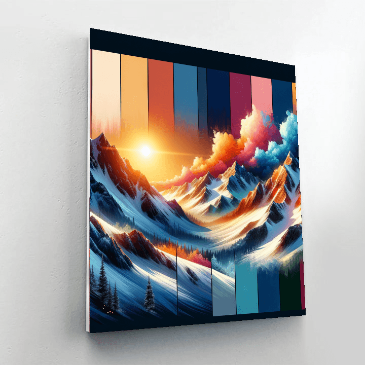 Majestic Mountain Views Paint By Numbers Kits