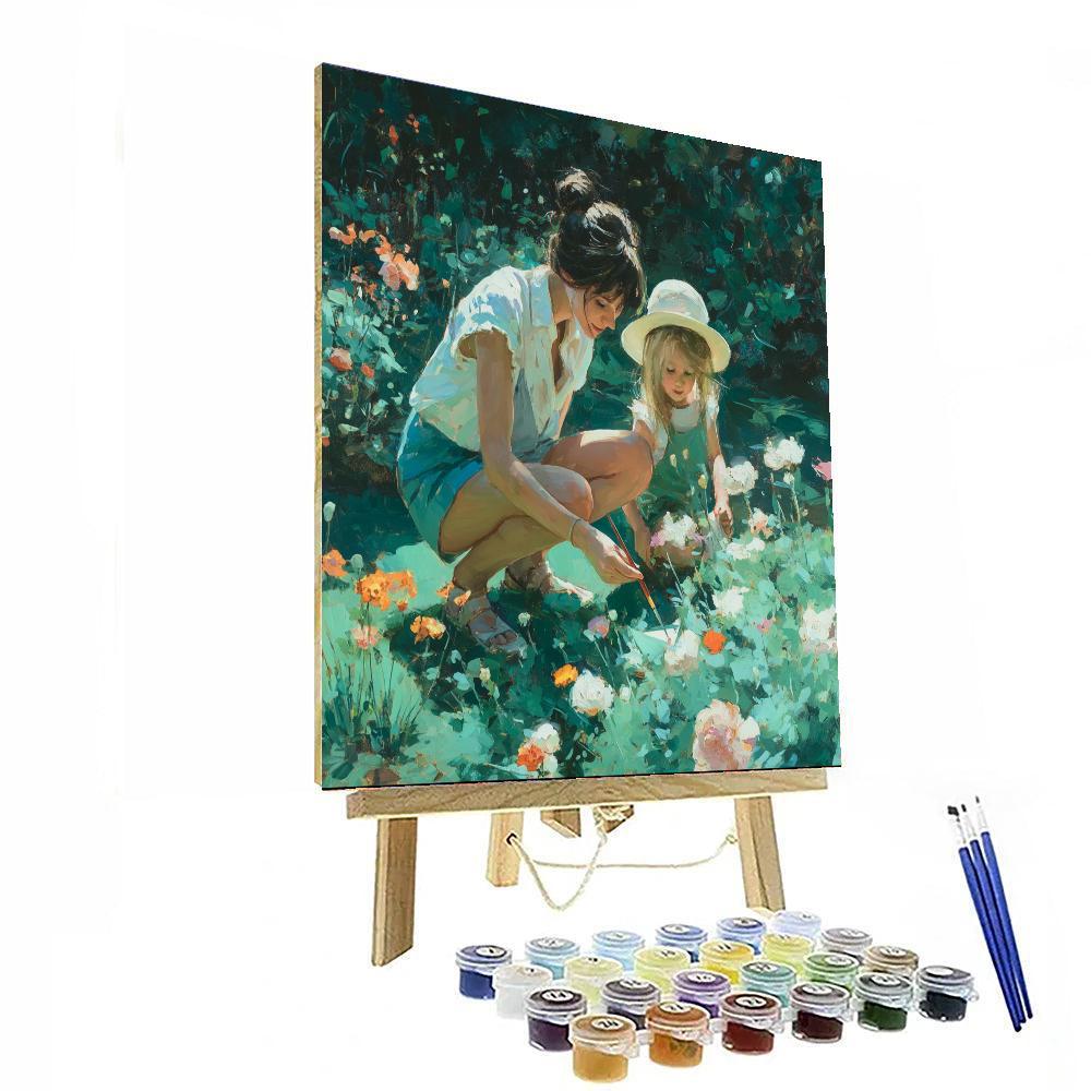 Morning Joy In The Garden DIY Paint By Numbers