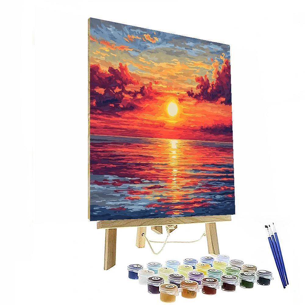 J.M.W. Turner Inspired Dramatic Skies  DIY Paint By Numbers