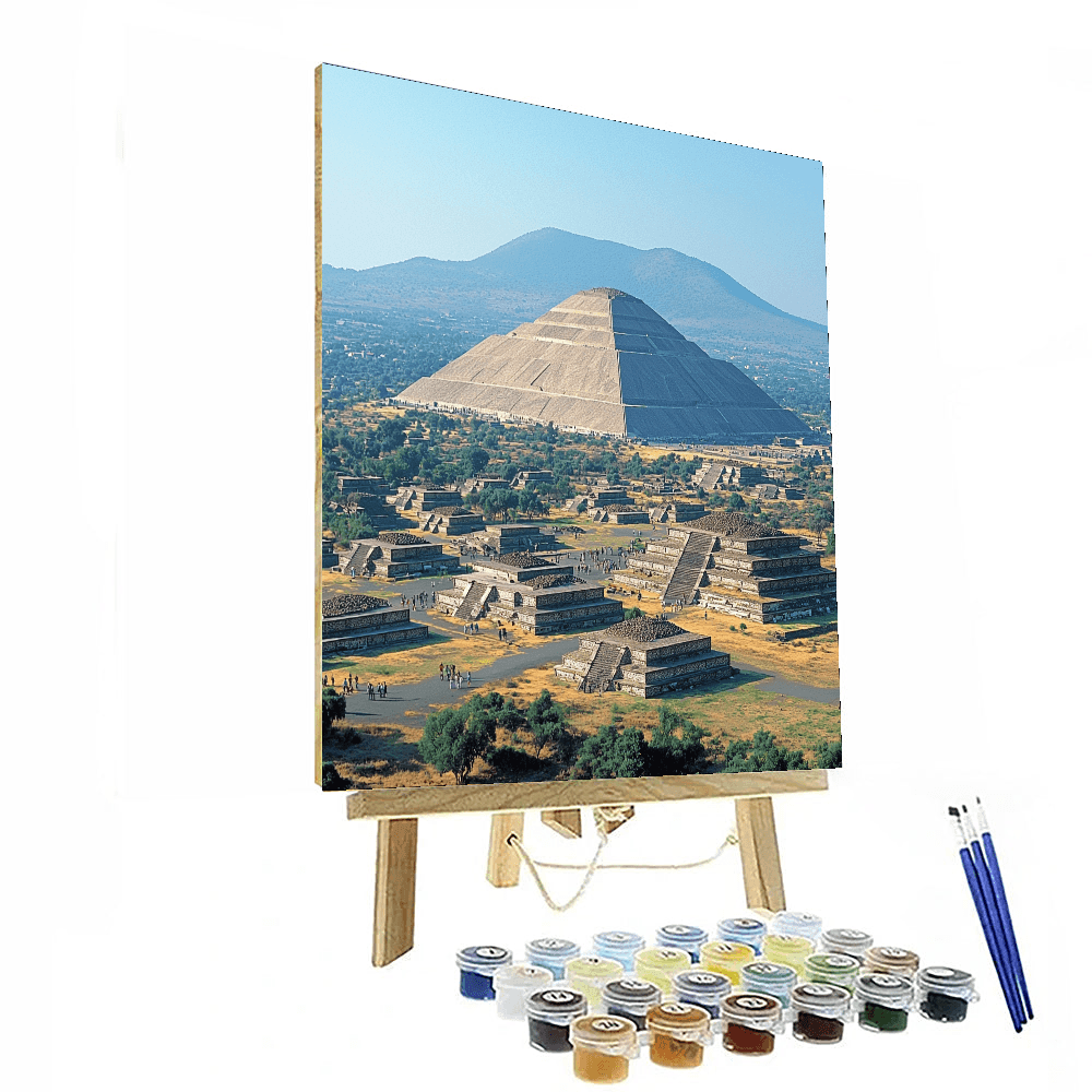 Teotihuacan - Mexico City Numbered Painting Kits
