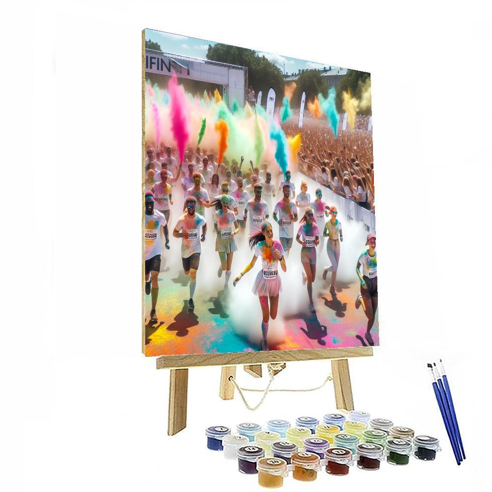 The Color Run - Global Painting By Numbers Kit