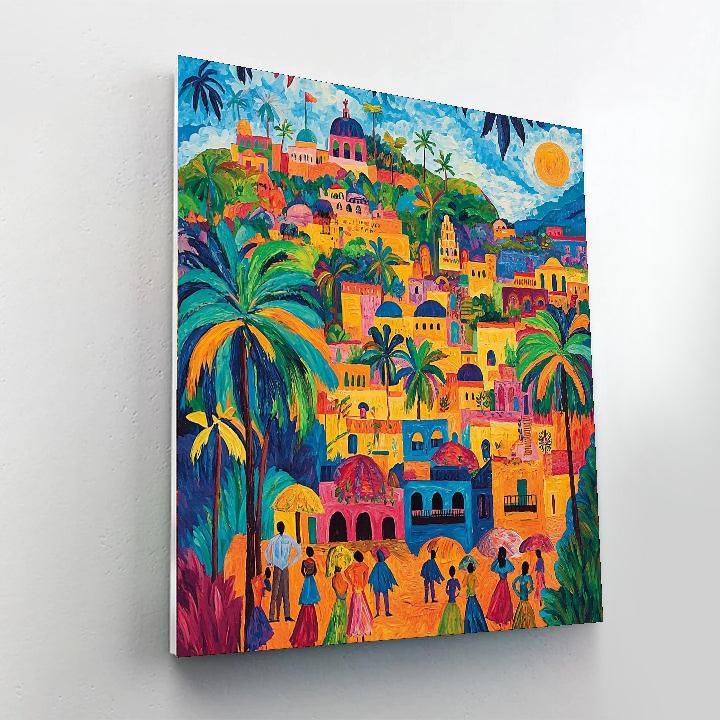 Diego Rivera Inspired The Vibrancy Of Culture  Numbered Painting Kits