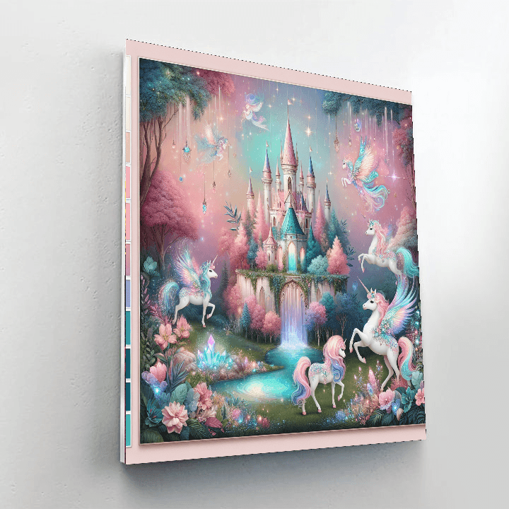 Fairytale Enchantment Realm Paint By Numbers
