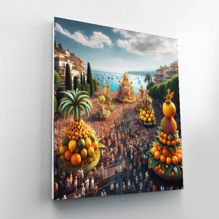 Fête Du Citron - Menton, France Paint By Numbers Kits