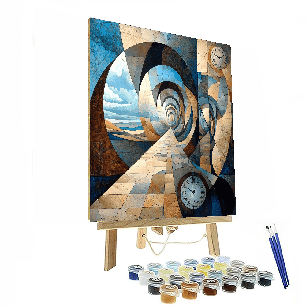 Rene Magritte Inspired Time For Reflections  Paint By Numbers Art