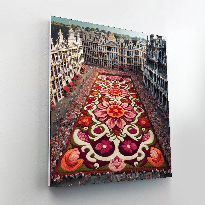 Flower Carpet - Belgium Paint By Numbers Art