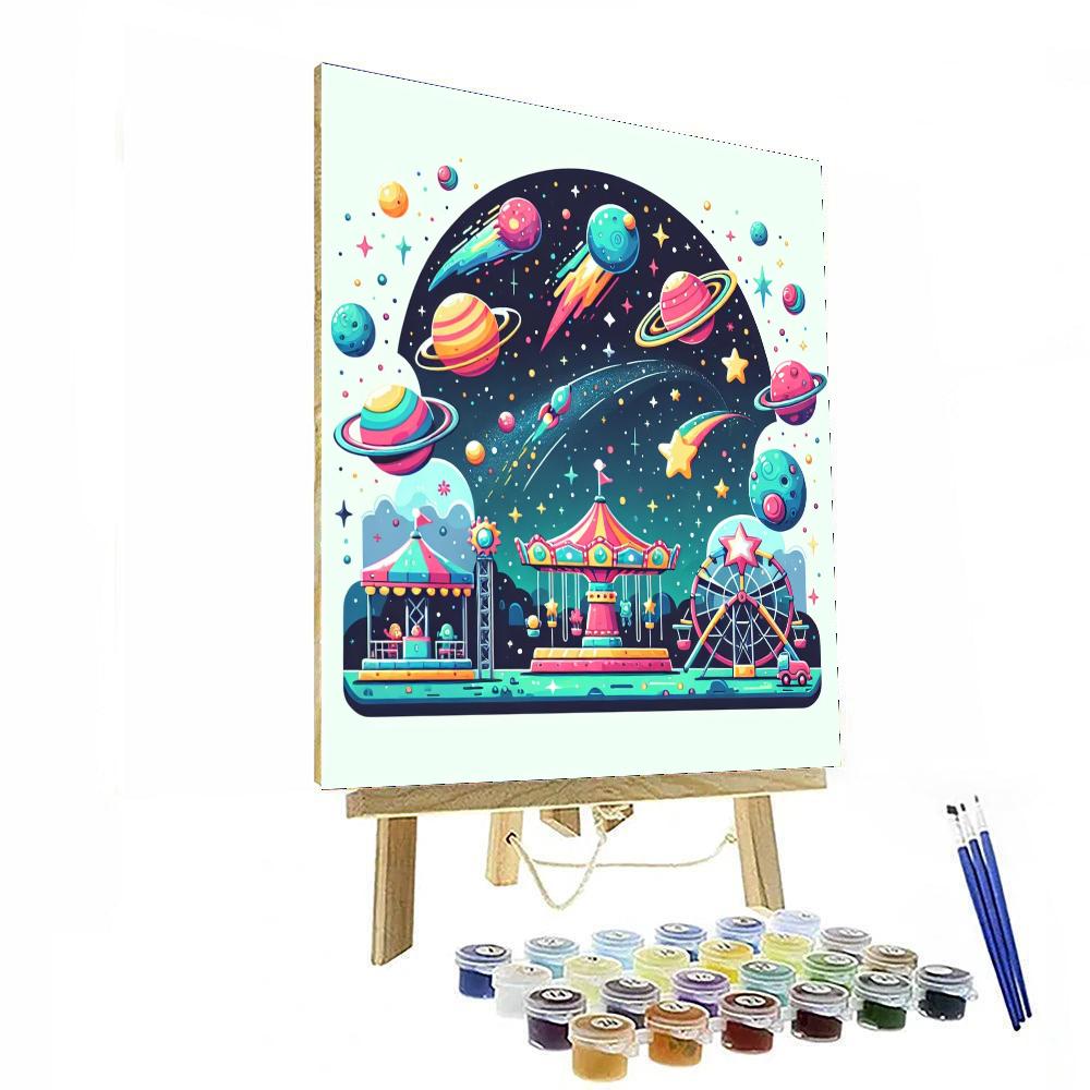 Celestial Carnival Paint By Numbers Art