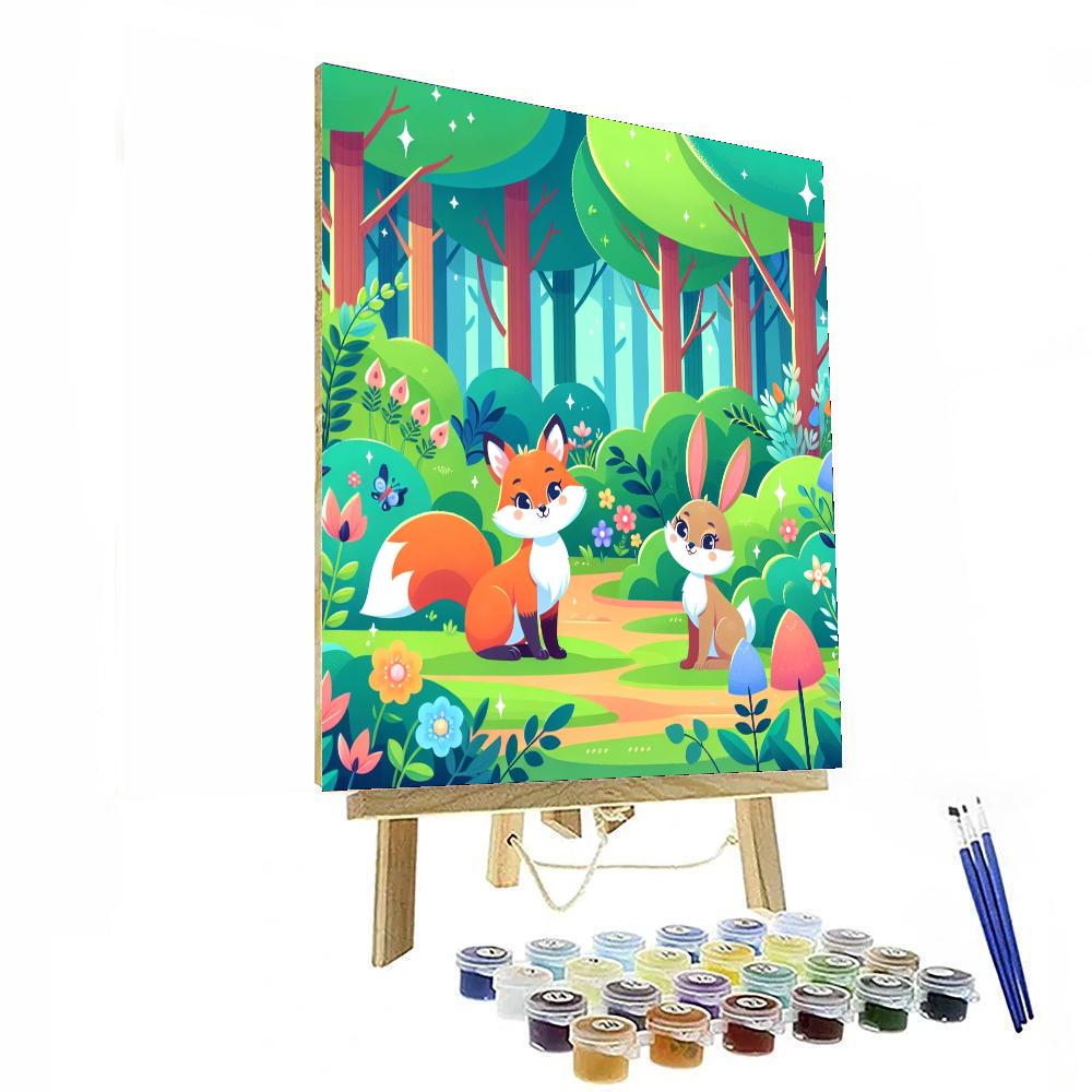 Forest Fables Number Painting