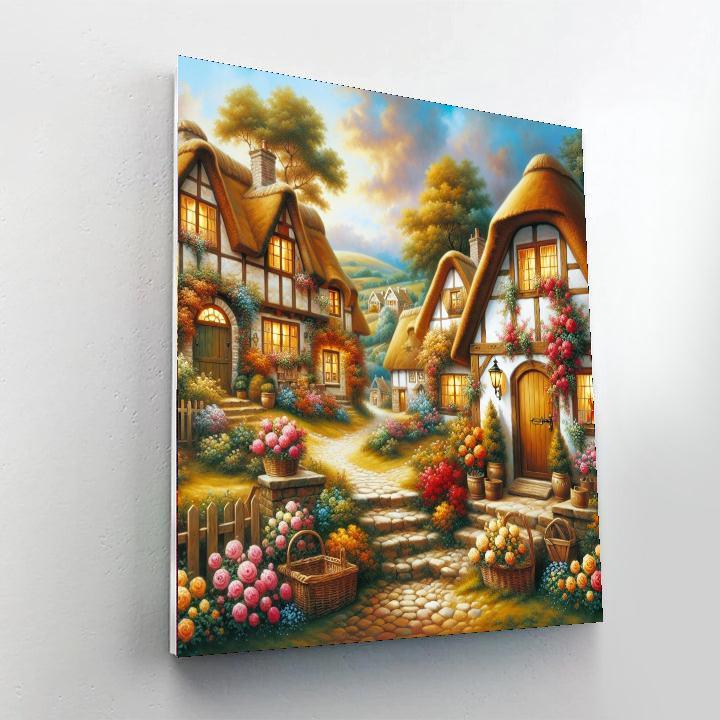 Charming Village Retreat DIY Paint By Numbers