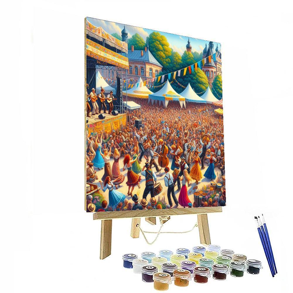 Cambridge Folk Festival - England Numbered Painting Kits