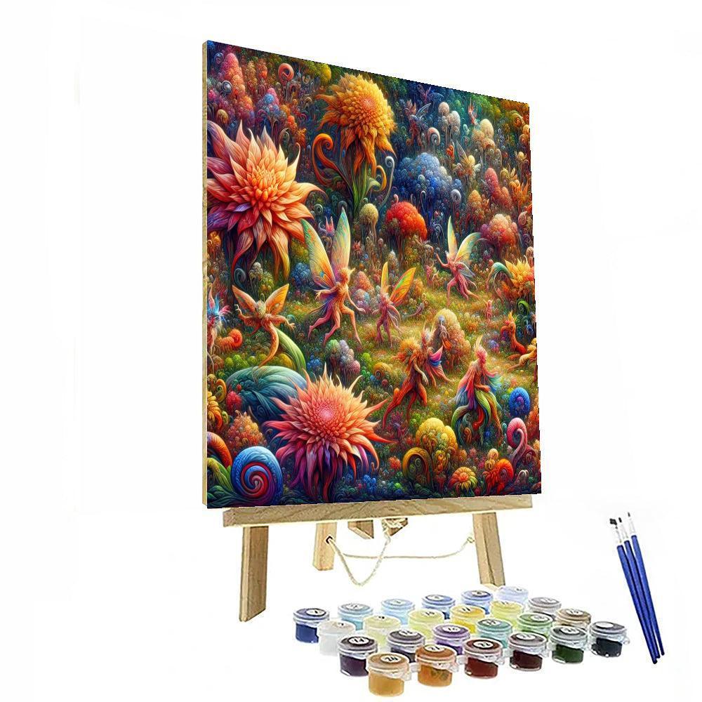 Fantasy Garden Frolic Numbered Painting Kits