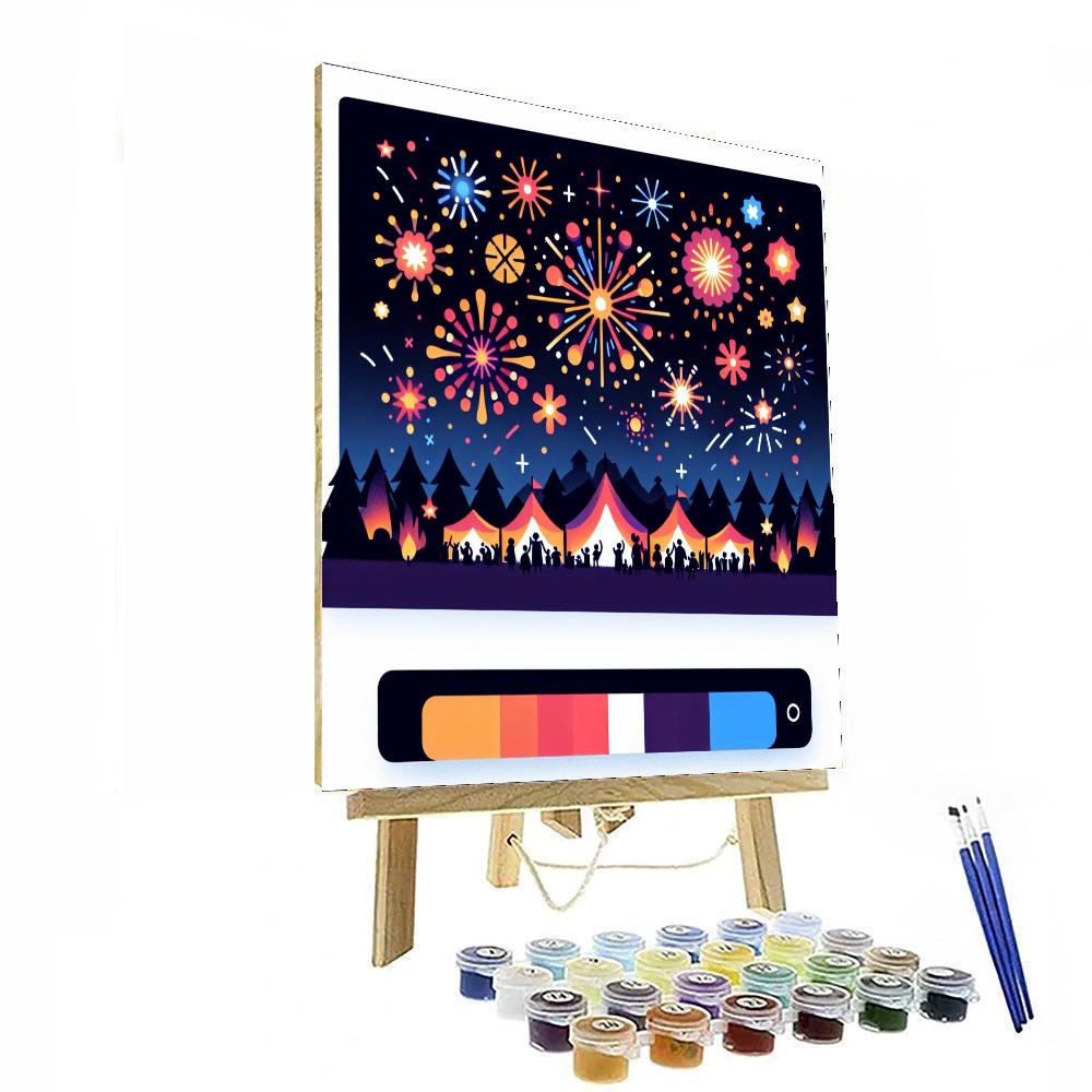 Fantastic Fireworks Fiesta Paint By Color