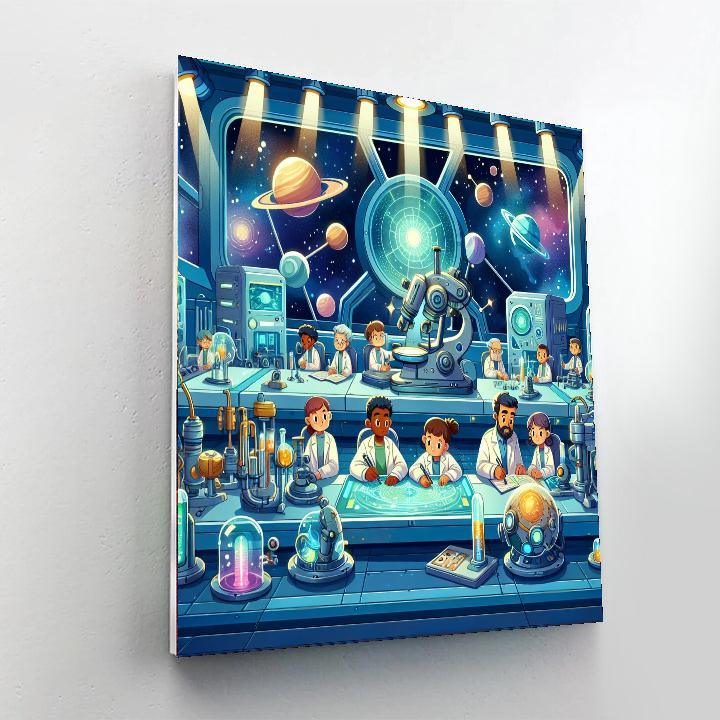 Space Lab Experiment Numbered Painting Kits