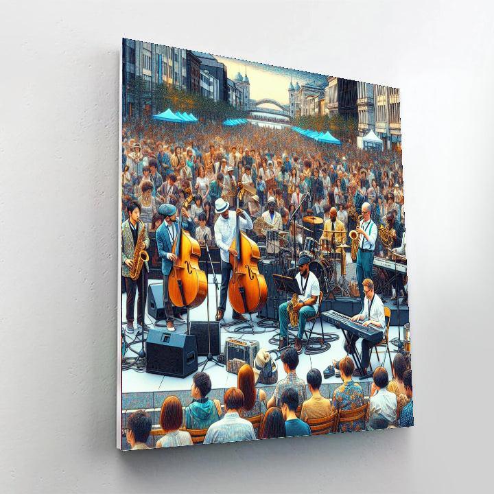 Yokohama Jazz Promenade - Japan Paint By Numbers Art