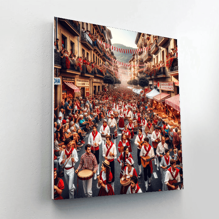 Bayonne Fêtes - France DIY Paint By Numbers