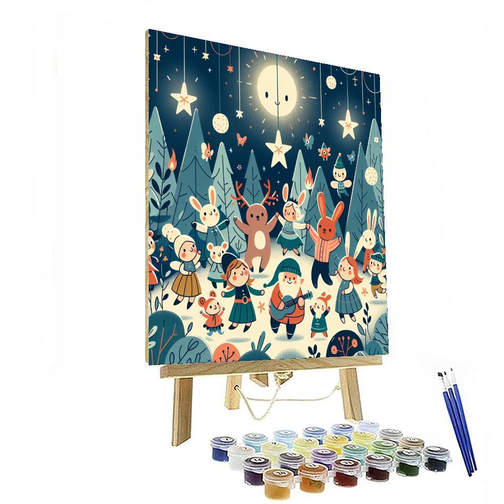 Magical Forest Fiesta Paint By Color