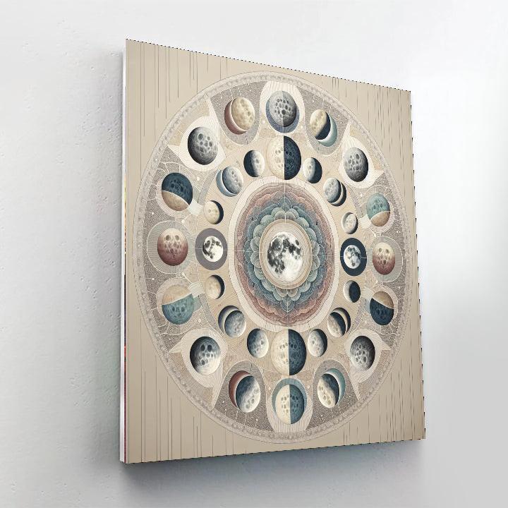 Lunar Elegance Tapestry Paint By Number