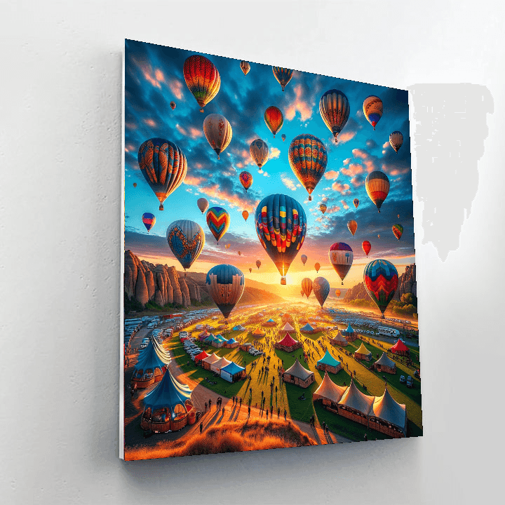International Hot Air Balloon Fiesta - Philippines Numbered Painting Kits