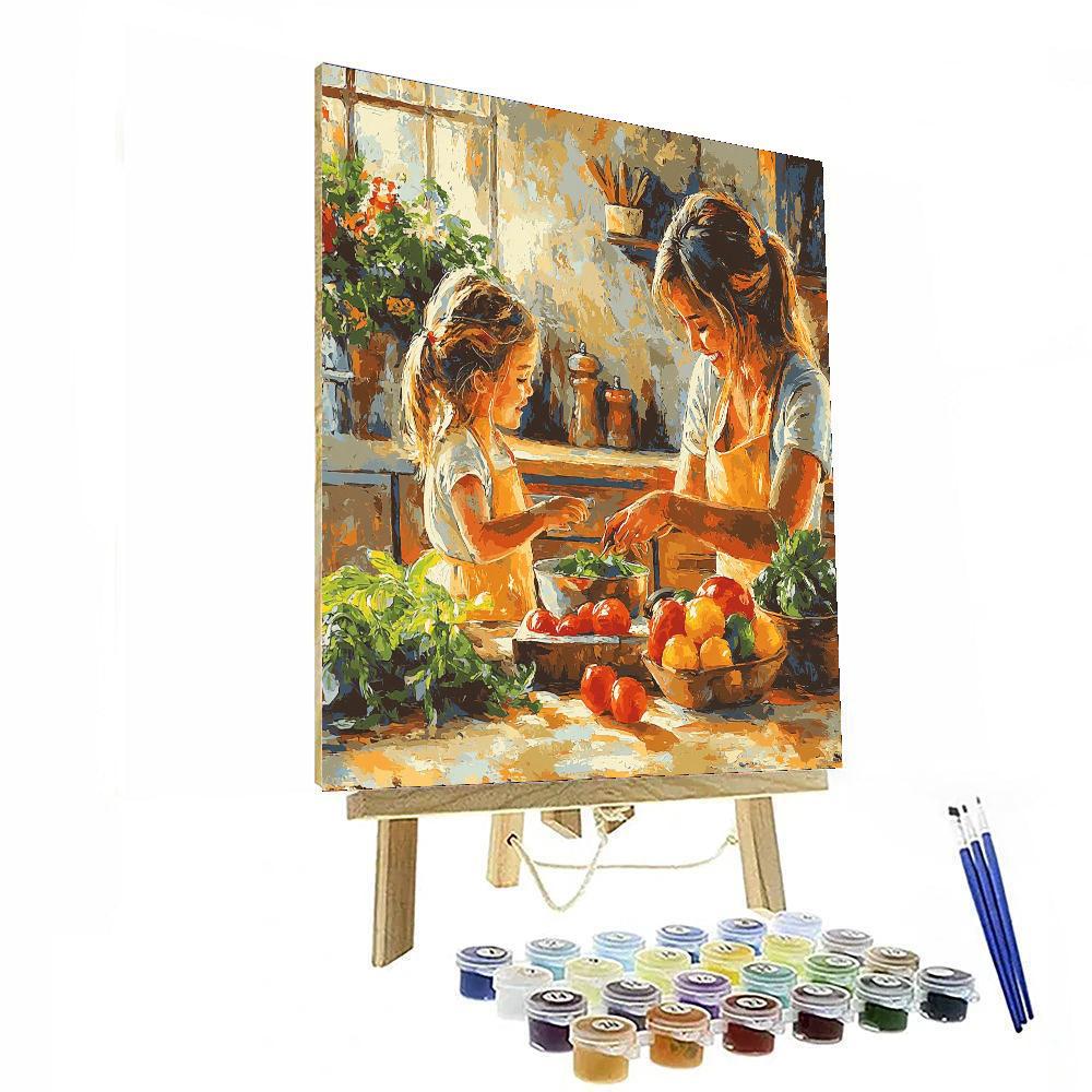 Mom's Kitchen Delights Paint By Color