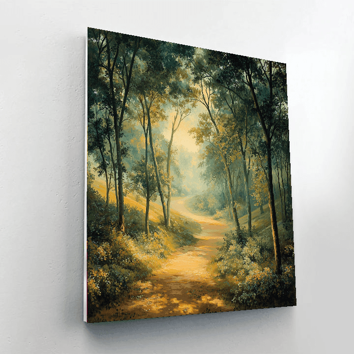 Thomas Gainsborough Inspired Forest Pathway  Paint By Numbers Art