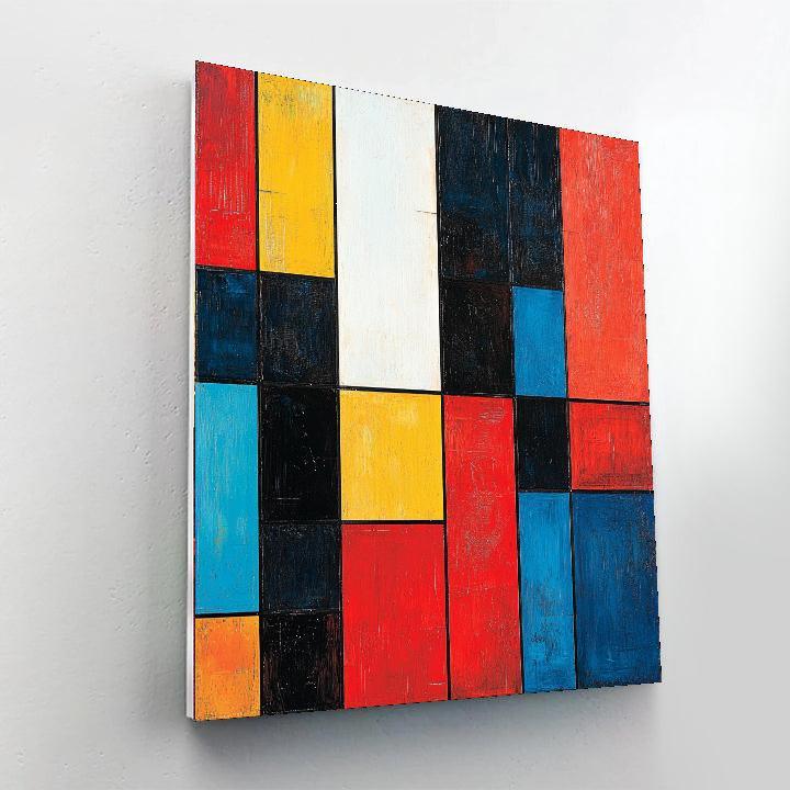 Piet Mondrian Inspired Kaleidoscope Patterns  Paint By Numbers