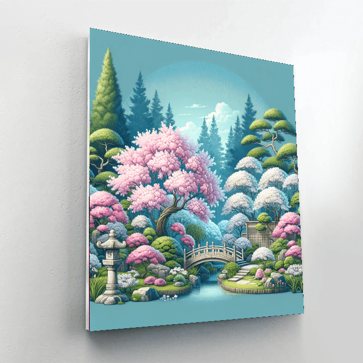 Cherry Blossom Season Paint By Number