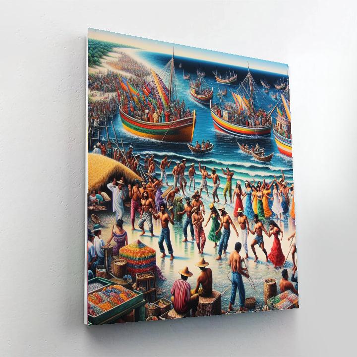 Karnival Koli - India Paint By Numbers Kits