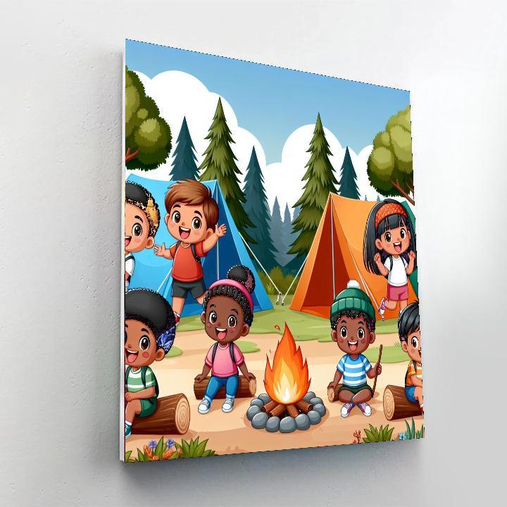 Summer Camp Fun Paint By Color