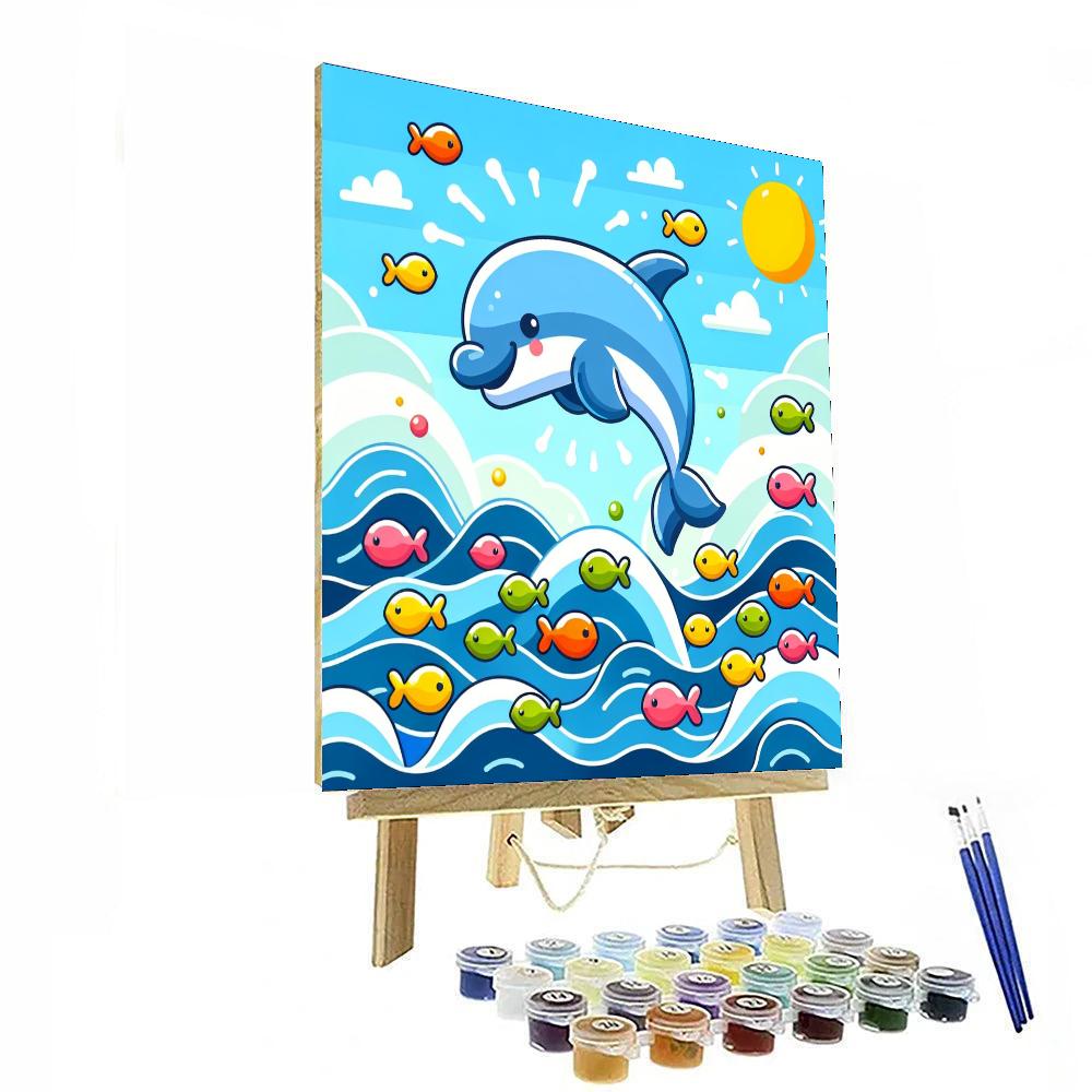 Joyful Ocean Paint By Numbers Art