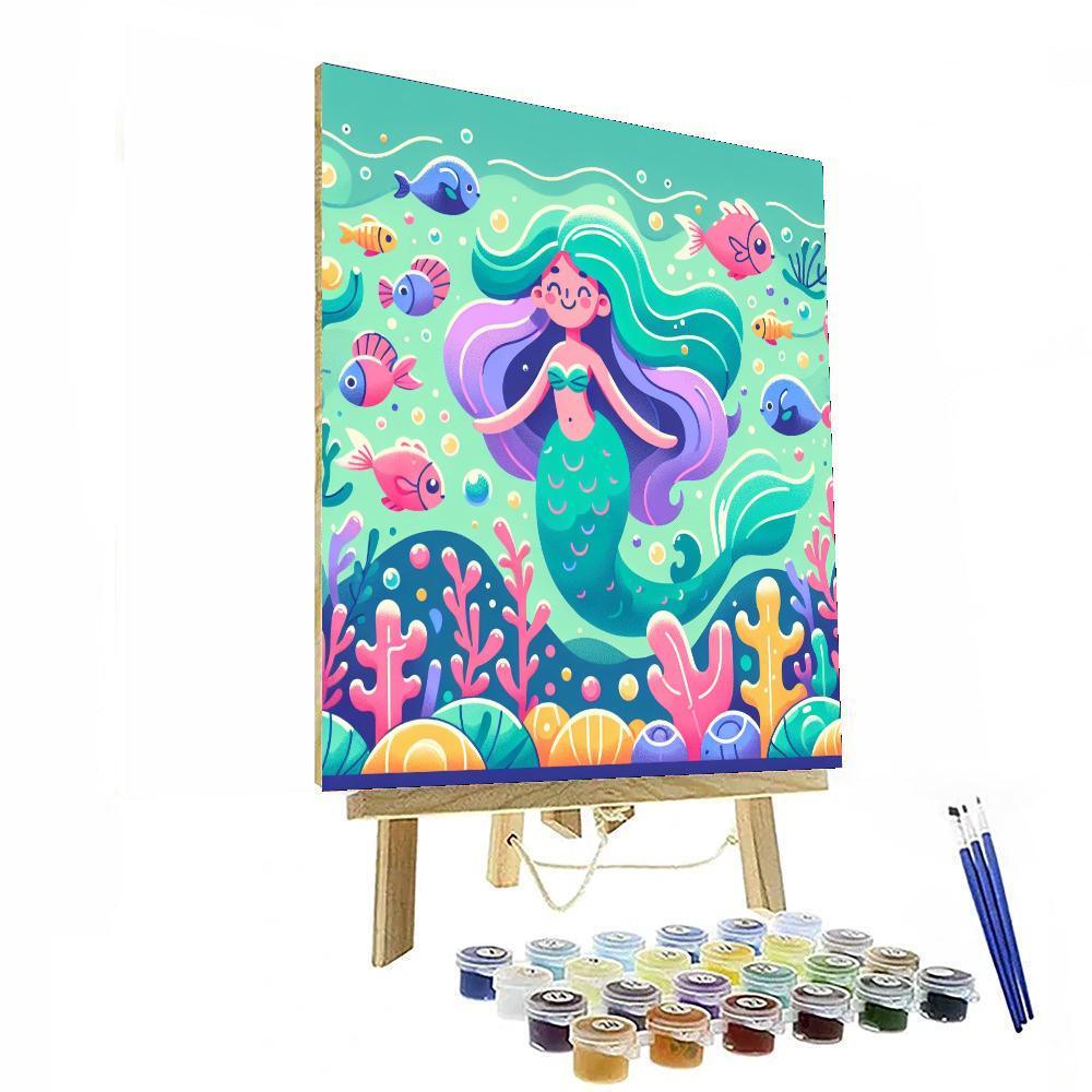 Adventurous Mermaid Paint By Numbers Kits