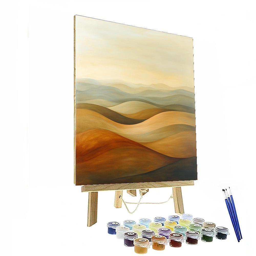 Edgar Degas Inspired Abstract Rhythms Of Nature  DIY Paint By Numbers