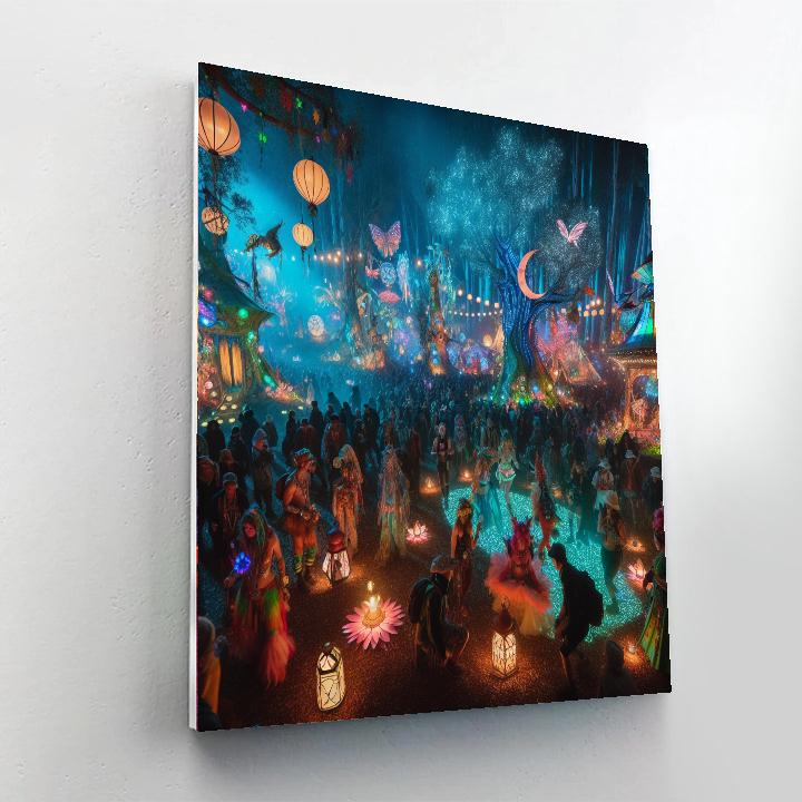 Electric Forest Festival - Rothbury, Michigan, Usa Paint By Numbers Kits