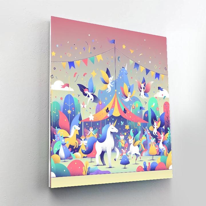Festival Of Colorful Dreams Numbered Painting Kits