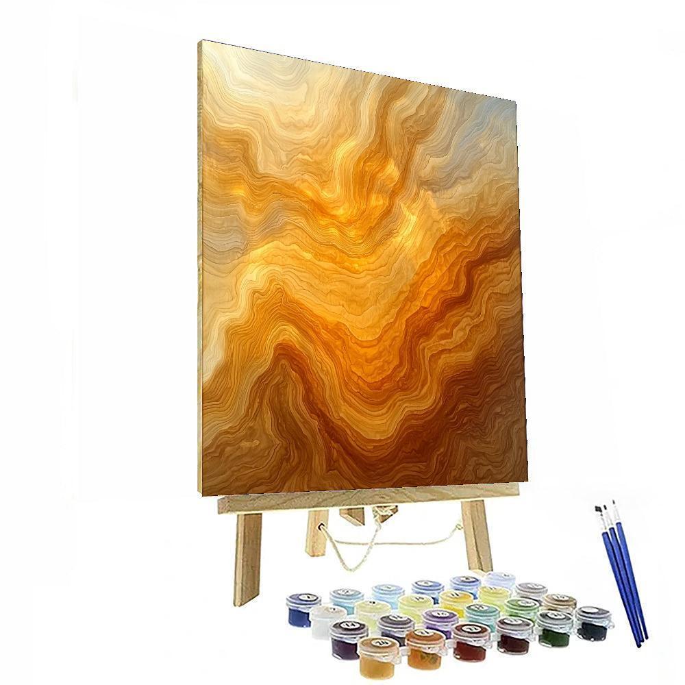 Nandalal Bose Inspired Patterns Of Light  Painting Number Kit