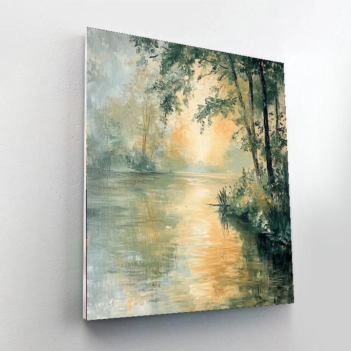 Edgar Degas Inspired Essence Of Reflection  Paint By Number