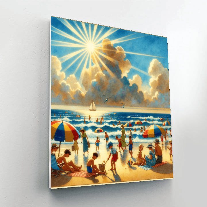 Sunny Beach - DIY Painting By Numbers Kit