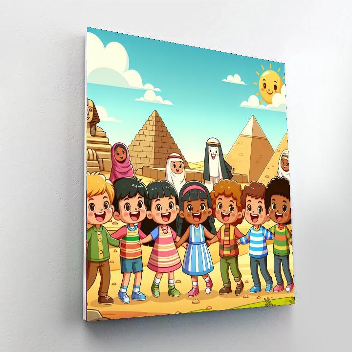Exploration Of Ancient Wonders Paint By Color