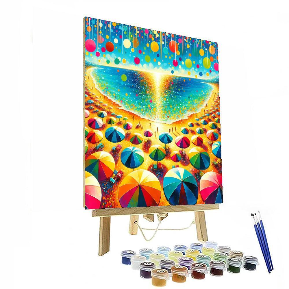Vibrant Caribbean Bliss Numbered Painting Kits