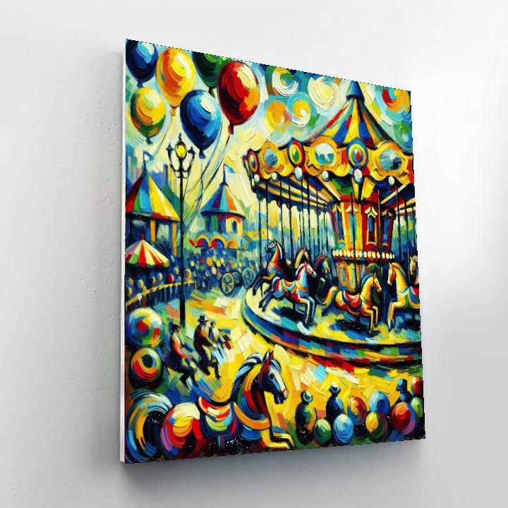 Vivid Carnival Delight Paint By Numbers