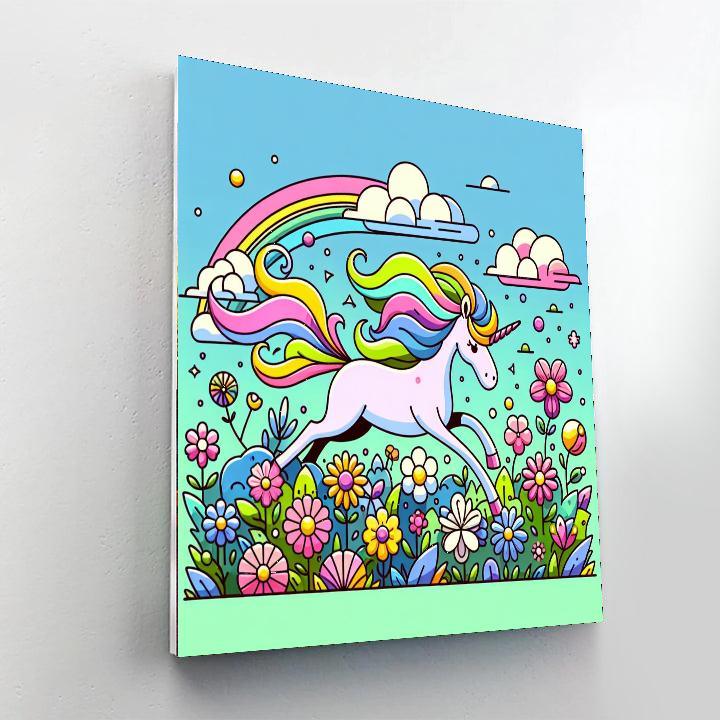 Creative Unicorn Painting Number Kit