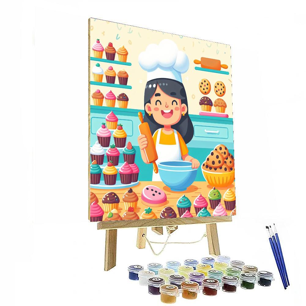 Super Sweet Bakery Painting Number Kit
